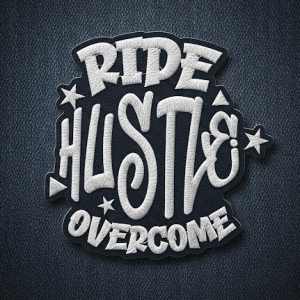 Ride. Hustle. Overcome Patch